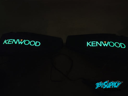 Kenwood Parcel Shelf Speakers Neon Illuminate Old Car Old School Kaido