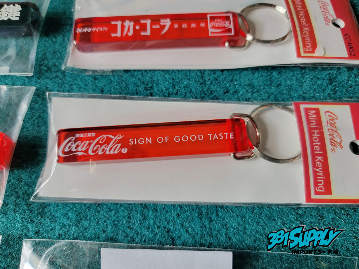 Japanese Hotel Mini Keychains Coca cola Coke Cocacola Love Hotel Old Style Drift Kaido