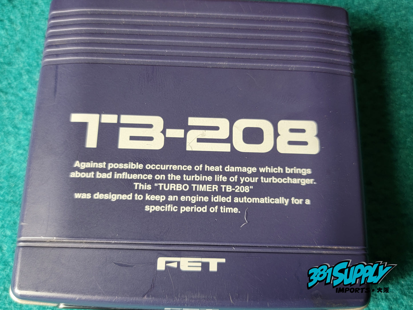 FET Turbo Timer TB-208 Universal Greddy HKS Apexi Defi Trust Old Style Drift Skyline Silvia
