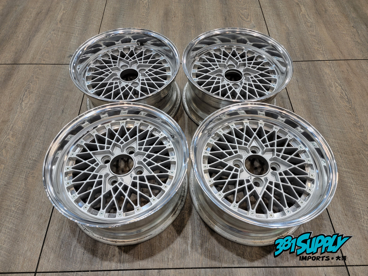 SSR Reverse Mesh Wheels Speed Star Racing 4x114.3 15x7 +1 +13 AE86 R32 Skyline S13 240SX Drift Spares
