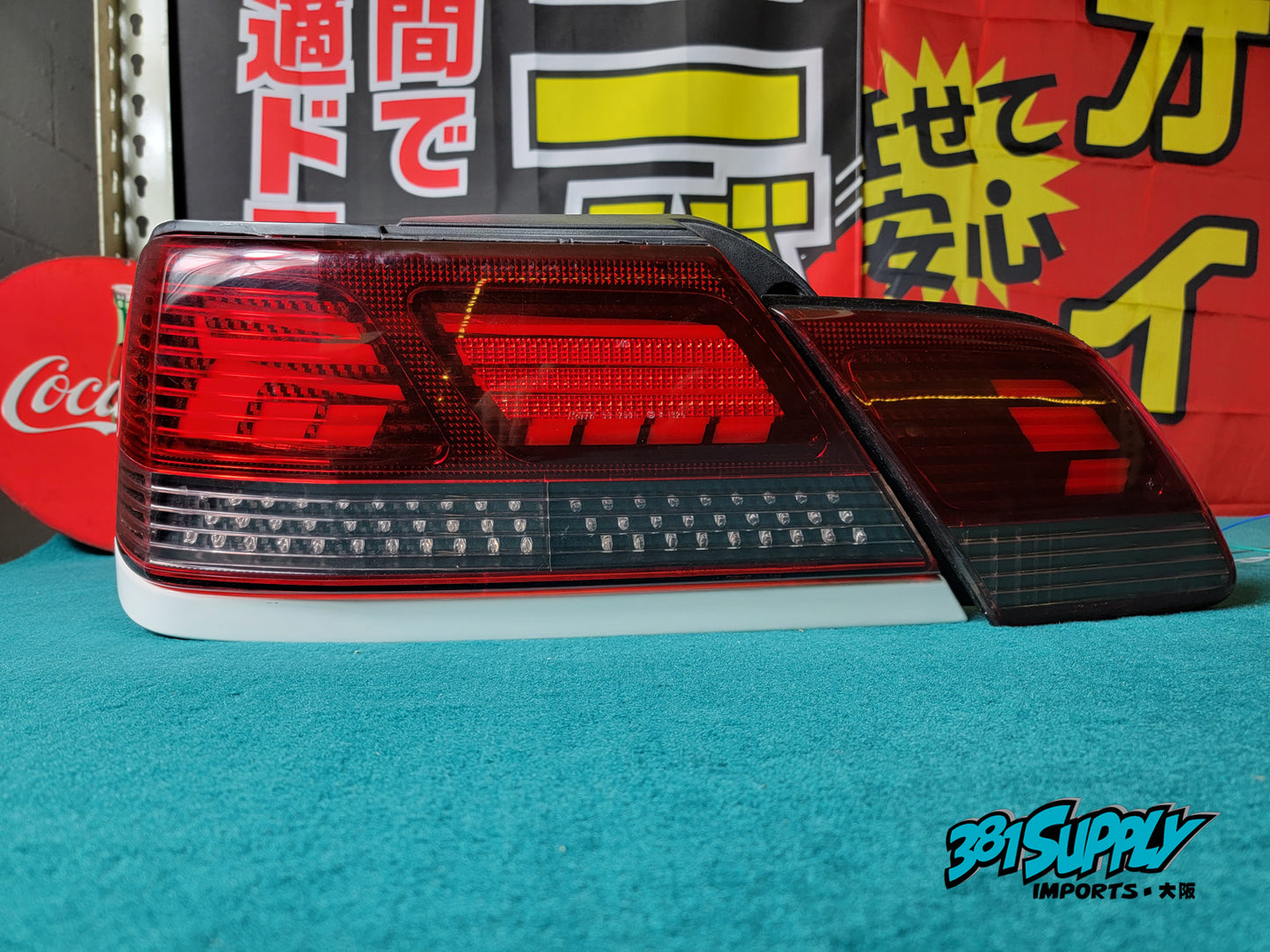 JZX100 Cresta One Off Acrylic LED Chasing Dancing Tail Lights Kouki S2 GX100 GX105 JZX105