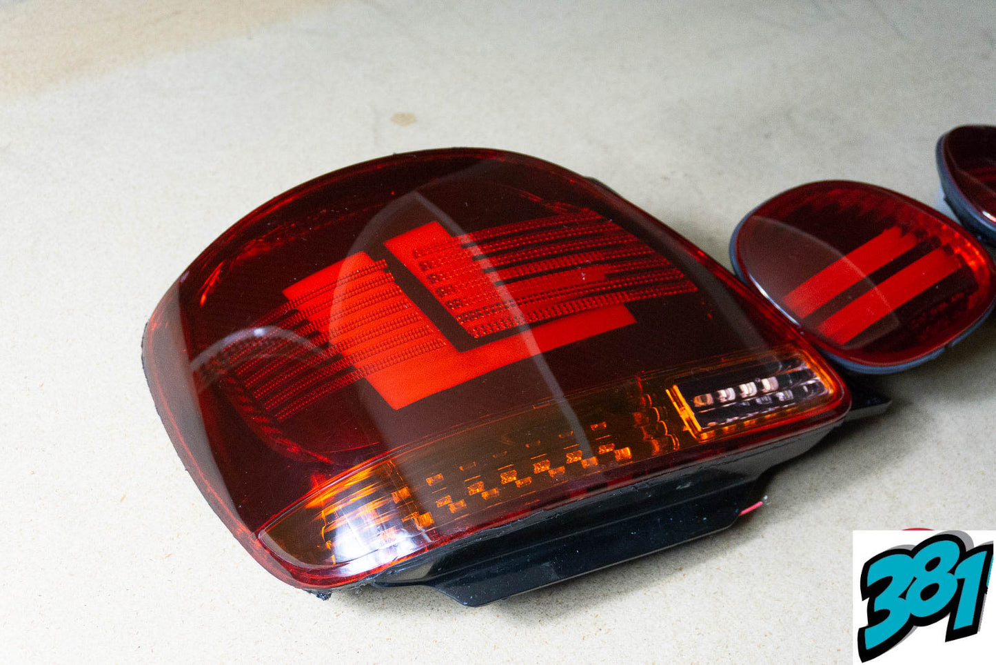 1998-2005 Lexus GS300 Toyota Aristo JZS161 OEM One Off LED Acrylic Tail Lights GS GS400 GS430 Mercedes Style